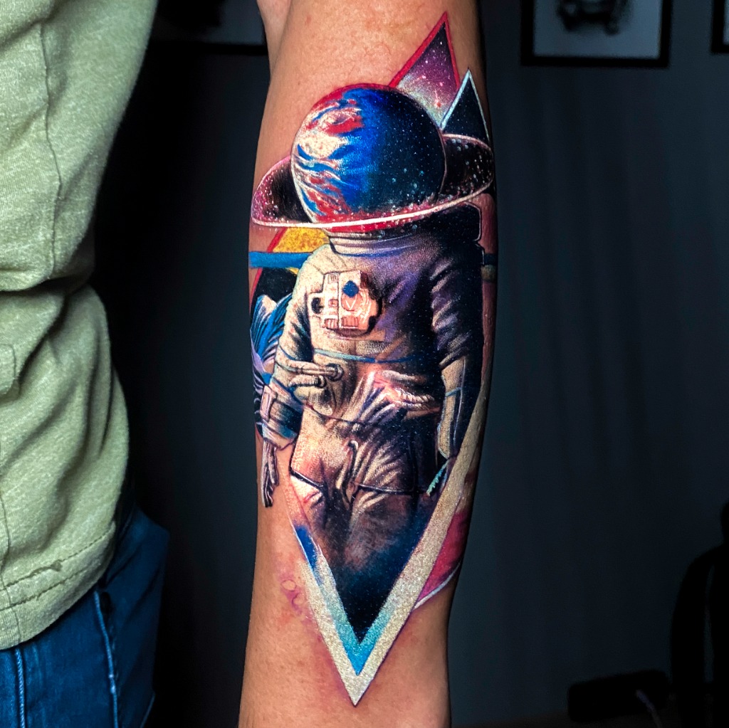 Galaktik Astronot Dövmesi